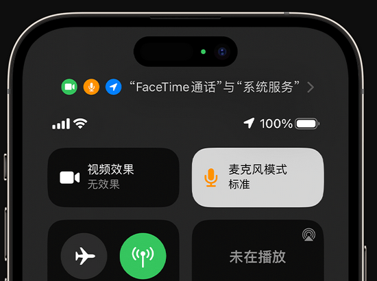 城中苹果授权维修网点分享iPhone在通话时让你的声音更清晰 