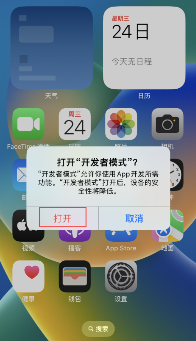 城中苹果手机维修分享如何打开开发者模式 