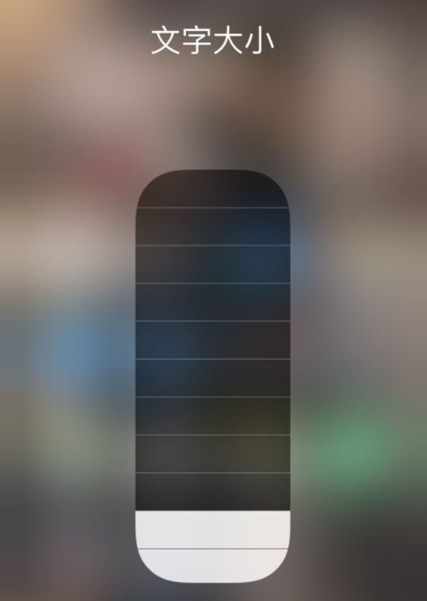 城中苹果手机维修分享小技巧：在 iPhone 控制中心快速调节字体大小 